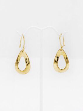 IPPOLITA 18K Gold Mini Wavy Oval Earrings